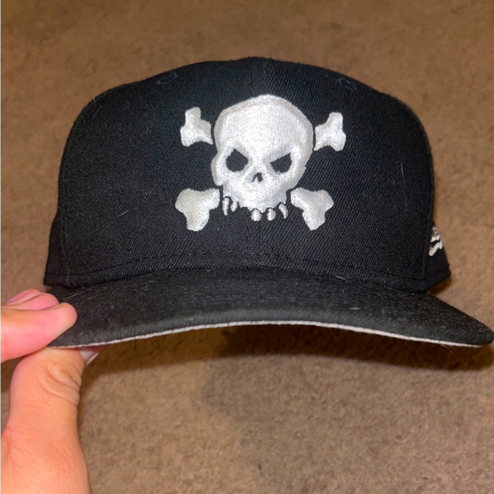 Supreme X skull new era hat